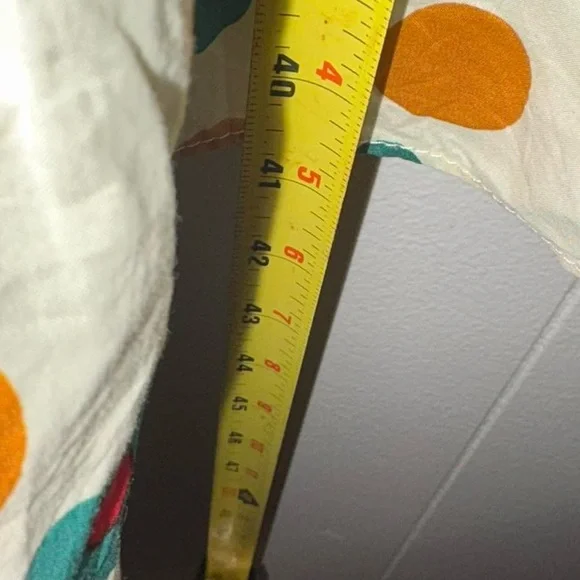 Elegant Floral Maxi Dress in Cream and Orange - Picture 4 of 6